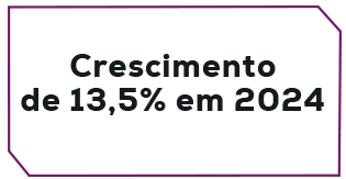 Crescimento de 13,5% em 2024 copiar 2